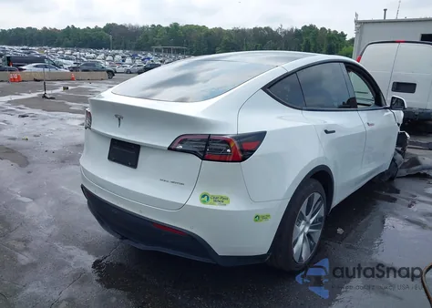 2020 Tesla Model Y Long Range Dual Motor All-Wheel Drive из США, поврежденный, VIN 5YJYGDEEXLF032261